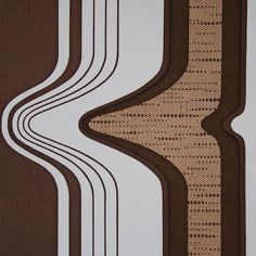 an image of a brown and white wallpaper with wavy lines in the center, on top of each other