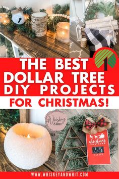 the best dollar tree diy projects for christmas