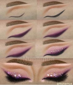 Carnaval Make-up, Drag Make-up, Makeup For Black Skin, Makeup Tutorial Eyeshadow, Eye Makeup Pictures, Smink Inspiration, Eye Makeup Steps