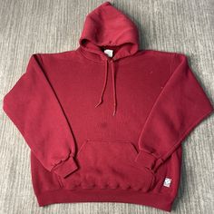 Vintage 90s Discus Athletic Basic Blank Sportswear 1990s Fashion Essential Streetwear Made in USA Maroon Pullover Hoodie Large Mens  Condition:  Fair Used Condition  = Staining On The Front Of The Sweatshirt Due To Age And Wear  Measurements: Please see photos above for all measurements IF YOU BUY TWO OR MORE ITEMS USE THE CODE BUNDLE @ CHECK TO SAVE 20% WE SHIP WITHIN 24 HOURS AFTER PURCHASE! Please be aware that we do not offer free returns!! The Buyer is responsible for the cost of the return label. Follow us on TikTok & Instagram @findsnostalgic and tag us in your finds 90s Style Long Sleeve Hoodie For Fall, 90s Long Sleeve Winter Hoodie, Vintage Hoodie With Double-lined Hood For Sports, 90s Style Hoodie With Drawstring, 90s Style Long Sleeve Hoodie With Drawstring, 90s Style Long Sleeve Hoodie, 90s Crew Neck Winter Hoodie, 90s Style Winter Sweatshirt With Drawstring Hood, 90s Style Hoodie With Drawstring For Fall