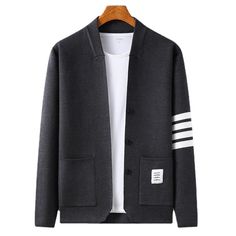 Product information: Color: HPN-A085 -- green, HPN-A085 -- Flower Gray, HPN-A085 -- black Size: M,L,XL,XXL,XXXL Style: slim fit Style: Cardigan Fabric name: Chemical Fiber blend Applicable scenarios: Leisure Main fabric composition: Polyester Fiber Packing list: Coat*1 Product Image: Semi Formal Outfit, Brimless Hat, Distressed Jacket, All Black Looks, Fitted Cardigan, Calvin Klein Dress, Cool Fabric, Cardigan Coat, Favorite Dress