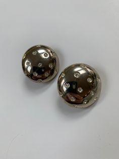 Vintage Givenchy rhinestone earrings - signed twice - on the inner earring and on the clip. Measuring 1 inch in length - they are very light on the ear as all the older couture pieces are. A little bit of wear - consistent with time but totally insignificant to the look - I am reflecting that in the price - Shipped with USPS First Class. Great condition - all stones present. I ship fast - please reach out with any questions. Thank you for coming to my store. Please look at all the pictures and p Vintage Givenchy, Earrings Classic, Thank You For Coming, Large Earrings, Rhinestone Earrings, Gorgeous Earrings, First Class, Vintage Finds, Classic Looks