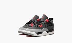 the nike air jordan iv is available in grey and red