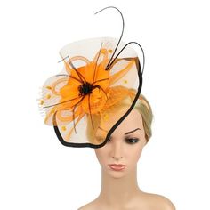 Women Girl Fascinators Hair Clip Hairpin Hat Feather Cocktail Wedding Tea Party Feature 100% brand new and high quality. Quantity:1pc New fashion design, Very popular. Material:Polyester Apply to gender:Adult Size:about 30X26cm One size fit most,stretchy Soft and fashionable Very comfortable Stretch Fabric,a perfect gift to yourself or friends. Pls Note:Different computer have different monitor,the color may be a little difference. Thanks for your understandings. Package Content: 1X Hairband Col Elegant Black Hair Accessories For Summer, Elegant Mini Hats With Matching Headband For Summer, Elegant Mini Hat With Matching Headband For Summer, Spring Wedding Hair Accessories Headband, Handmade Flowers Headband For Formal Occasions, Spring Wedding Headband Hair Accessories, Summer Wedding Headband Headpieces, Elegant Spring Fascinator With Matching Headband, Summer Adjustable Handmade Flowers Headband