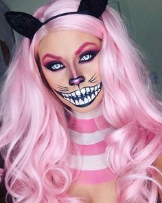 ♚♛нσυѕтσиqυєєивяι♛♚ Awesome Halloween Makeup, Carnaval Make-up, Makeup Zombie, Makeup 2018