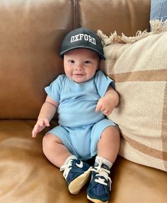 "Hi and welcome to my shop!! Here we have our cute little infant baseball cap. I can put their initials or name on it or a cute little design. Just let me know what you are looking for. These are structured caps with a plastic snap back. I have the solid or mesh back on these. 💕 Our current production time is 5-7 days plus shipping time. If I need to order your item it will add 5 days to the process. If you are needing a rush order please add the \"Rush My Order\" listing from my shop. (please Casual Snapback Hats For Playtime, Casual Curved Brim Baseball Cap For Playtime, Casual Curved Brim Baseball Cap, Cute Personalized Baseball Cap With Curved Brim, Personalized Cute Baseball Cap With Curved Brim, Casual Snapback Hat For Birthday, Cute Blue Baseball Cap, Playful Baseball Cap With Curved Brim, Curved Brim Baseball Cap For Playtime