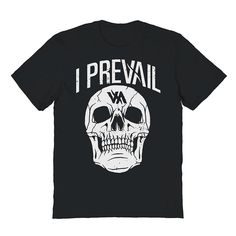 Show your rocker fashion with this Men's I Prevail Skull Graphic Tee. Show your rocker fashion with this Men's I Prevail Skull Graphic Tee. SETUP INFORMATION I Prevail SkullFEATURES Crewneck Official Bon Jovi Merch Short sleeveFABRIC & CARE Cotton Machine wash Imported Color: Black. Gender: male. Age Group: adult. I Prevail, Rocker Fashion, Skull Bags, Skull Sweatshirt, Skull Clothing, Skull Graphic, Vintage Logo Design, Rocker Style, Skull Fashion