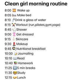 Morning Routines Weekend, 7:00 Am Morning Routine, That Girl Morning Routine, 5am Morning Routine, Weekend Morning Routine, Monday Routine, Morning Routine Schedule, Sunday Reset Routine, Nutritional Breakfast