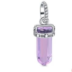 925 Silver New Charm Comes In Pandora Bag New The Price Is Firm But Reasonable Offer Are Acceptable. Princess Tiara Ring, Pandora Princess, Pandora Purple, Pandora Murano, Pandora Bag, Disc Style, Silver Promise Rings, Pandora Gold, Jewelry Pandora