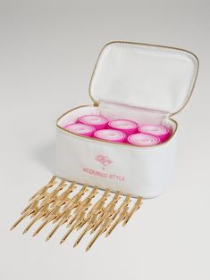 A salon blowout that’s algorithm approved. Go viral with the NEW Limited Edition Luxy X Acquired Style Velcro Hair Rollers! Designed for long-lasting volume, the set includes 24 Velcro Hair Rollers, 24 Hair Clips, and a Vegan Saffiano Leather Bag. All sales are final. faq what-are-the-luxy-x-acquired-style-velcro-hair-rollers what-is-the-difference-between-the-volumizing-velcro-roller-set-the-luxy-x-acquired-style-velcro-hair-rollers what-materials-are-the-luxy-x-acquired-style-velcro-hair-rolle Hair Roller Set, Acquired Style, Voluminous Blowout, Velcro Hair Rollers, Blowout Brush, Salon Blowout, Velcro Rollers, Hair Roller, Luxy Hair