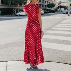 Attractive Womens Dots Boho Mini Dress Lady Beach Summer Sundrss Maxi Dress Bohemian Beach Dress, Plus Size Cocktail Dresses, Summer Sundress, Wrap Around Dress, Maxi Dress Pattern, Boho Mini Dress, Long Dress Casual, Floral Print Maxi Dress, Floral Print Maxi