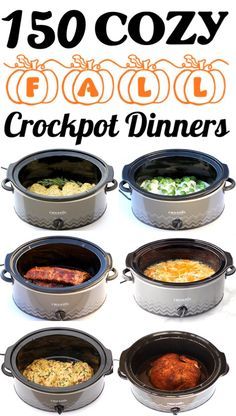 an advertisement for the fall crockpot dinner