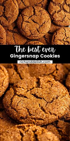 the best ever ginger snapsnap cookies