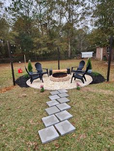 Backyard Firepit Outside Patio, Diy Backyard Landscaping, Backyard Inspiration, Backyard Diy Projects