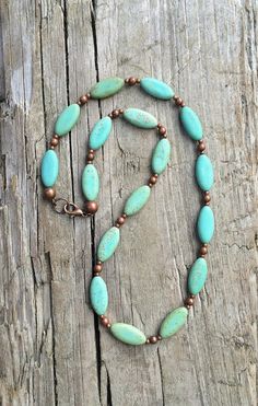 Boho Jewellery Necklaces, Southwestern Necklace, Vert Turquoise, Turquoise Bead Necklaces, Necklace Turquoise, Southwestern Jewelry, Boho Diy, Beaded Jewelry Patterns, Jewelry Boho