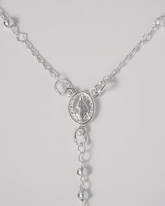 Jewel: Rosary

Weight: 3 grams

 Material: 925 silver

Gender: Lady

 Shipping: Free nationwide for purchases over 75,000

Payment: Cash on delivery or other means of payment White Gold Jewelry With Sterling Silver Clasp, Oval White Gold Jewelry With Sterling Silver Clasp, Polished Sterling Silver Jewelry, Oval Silver Jewelry With Shiny Finish, Sterling Silver Jewelry With Shiny Finish And Oval Shape, Oval Sterling Silver Jewelry In Silver, Oval Sterling Silver Jewelry With Shiny Finish, Sterling Silver Shiny Jewelry, Adjustable Silver Hallmarked Necklaces