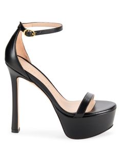 Stuart Weitzman Nudistcurve Leather Platform Sandals on SALE | Saks OFF 5TH Sandal Platform, Leather Platform Sandals, John Hardy, Sandals For Sale, Fabulous Shoes, Stuart Weitzman, Platform Sandals, Women's Shoes Sandals, Open Toe