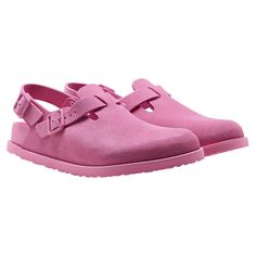 Modern Closed Toe Clogs With Buckle Closure, Modern Clogs With Cushioned Footbed And Open Heel, Utilitarian Style, Nappa Leather, Natural Leather, Full Grain Leather, All Fashion, Birkenstock, Suede Leather