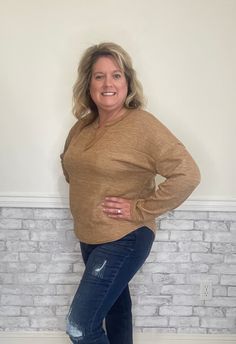 Pair your fave jeans with this fabulous long sleeve knit top! Featuring drop shoulder sleeves and reverse detailing, it’s super soft and cozy. Get ready for it to be your new go-to! This has been one of our BEST SELLERS each year and we SELL OUT FAST! This year, we are bringing you 4 fabulous colors of it...so be sure to check out the other listings. Made of 65% polyester, 31% rayon, and 4% spandex. Fits true to size. Long Sleeve Knit Top, Cozy Chic, Long Sleeve Knit Tops, Sell Out, Long Sleeve Knit, Every Woman, Shoulder Sleeve, Sales Gifts, Dress Accessories