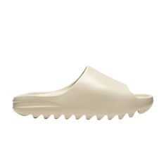 Find ADIDAS Yeezy Slides 'bone on Editorialist. The Yeezy Slide 'Bone' applies a neutral hue to Kanye West’s take on an everyday sandal, constructed from EVA foam for lightweight comfort. The minimalist design is good for a sleek, contemporary look, with exterior branding limited to adidas’ three-stripe logo debossed at the heel of the footbed. The slip-on build rides atop a high-traction outsole, fitted with strategically placed grooves for sure footing. Adidas Yeezy Slides, Everyday Sandals, Questions To Ask Your Boyfriend, Yeezy Slides, Adidas Three Stripes, Bone Color, Washington Square, Me As A Girlfriend, Bone White