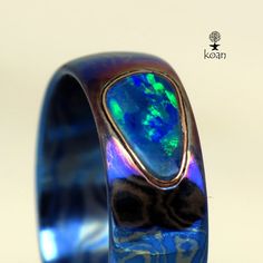 Titanium mokume gane Au14K Australian black opal douplet | Etsy Opal Inlay Ring Gift, Opal Ring With Inlay Perfect For Gifts, Gift Opal Inlay Ring, Australian Black Opal, Solitaire Rings, Mokume Gane, Black Opal, Solitaire Ring, Ukraine