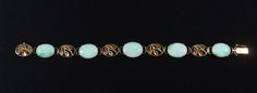 -Vintage 14k Gold Natural Jadeite Bracelet -Total length: 6.75 in -Jadeite size: 16 mm x 12 mm x 4.65 mm -Total weight: 21.9 g -Marked 14k -Have light natural hairline cracks, hard to tell Classic Jade Bracelets For Formal Occasions, Art Deco Green Bracelets For Formal Occasions, Art Deco Green Bracelet For Formal Occasions, Green Art Deco Bracelets For Formal Occasions, Coral Earrings, Earrings Photo, Pandora Charm Bracelet, Size 16, Charm Bracelet