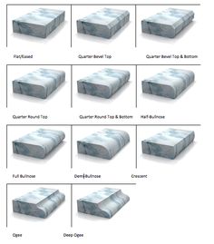 the different types of mattresses are shown in this diagram, which shows how to use them