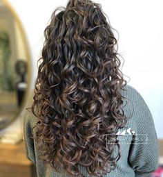 Subtle Highlights For Dark Hair Curly, Sunkissed Hair Brunette Curly, Hair Colour For Black Hair, Magical Hairstyles, Curly Brunette Hair, 3a Curly Hair, Curly Highlights, Long Natural Curly Hair, Pelo Cafe