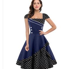 Reposhing This Item I Purchased From @Anna_lizzie. Loved It, But Ready To Rotate For Something New. Questions? Leave A Comment Below! Zaful Dresses, Dress Square Neck, Sewing Project, Skater Dress, Square Neck, Something New, Sewing Projects, Blue Black, Pin Up