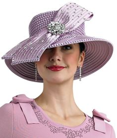 Lily & Taylor H417 blush hat Elegant Solid Color Cloche Hat For Spring, Elegant Solid Wide Brim Sun Hat, Elegant Solid Color Wide Brim Sun Hat, Elegant Wide Brim Solid Color Sun Hat, Elegant Brimmed Sun Hat, High Crown Hats For Spring, Elegant Solid Brimmed Sun Hat, Elegant Solid Color Brimmed Sun Hat, Elegant Hats One Size Fits Most