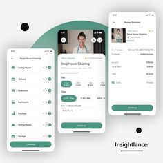 Home Cleaning App | House Cleaning App | Figma UI UX Design  UI Design | Insightlancer | UIUX Design Create Account, App Ui Design, Design Ui, Home Cleaning, Deep House, Mobile App Design