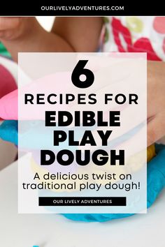 Make your own edible, non-toxic play dough with a few ingredients you probably already have in your kitchen! Play Dough Recipes, Raspberry Leaf Tea, Best Edibles, Dough Recipes, Peanut Butter Filling