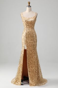 Golden Mermaid, 2000s Dress, Uzun Boy, Prom Dresses Sparkly, Prom Dress Inspo, Sequin Evening Dress, Prom Inspo, Sparkly Prom Dresses, Beautiful Evening Dresses