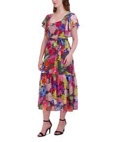 in stock Spring Flowy Midi Dress With Butterfly Sleeves, Multicolor Flutter Sleeve Dresses For Spring, Chic Midi Dress With Butterfly Sleeves For Spring, Multicolor Flutter Sleeve Dress For Brunch, Multicolor Flowy Dress With Flutter Sleeves, Spring Beach Midi Dress With Butterfly Sleeves, Spring Midi Dress With Butterfly Sleeves For Beach, Fitted Midi Dress With Butterfly Sleeves For Spring, Multicolor Flutter Sleeve Midi Dress With Ruffles