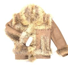 Kashani Cocoa Fluffy Red Fox Lined Shearling Jacket - Dudes Boutique Red Fox, Shearling Jacket, Cocoa, Fur Coat, Fox, Skin, Red, Color