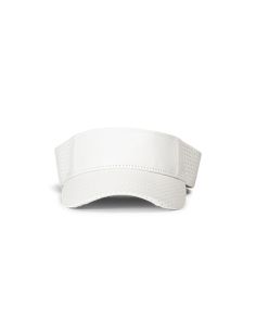 Made from vegan leather, this sporty visor features a perforated design for ventilation and an adjustable closure for a custom fit. Great for keeping distractions at a minimum during play, it's equally chic off the court. Part of our tennis capsule in collaboration with activewear brand L’Etoile Sport.100% Polyester Velcro closure Brim: 2 3⁄4" Spot clean Style #V002-1 Sporty Visor, White Veronica, Activewear Brands, Veronica Beard, The Court, Custom Fit, Vegan Leather, Tennis, Active Wear