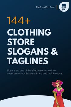 Clothing Slogan Ideas, Tagline For Clothing Brand, Tag Lines For Clothing Business, Online Clothing Store Names Ideas, Clothing Advertising Ideas, Slogan Clothes, Fashion Store Names, Brand Taglines, Clothing Line Names