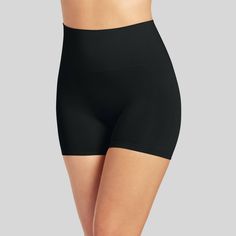 Jockey Generation Women's Slimming Boy Shorts - Black M, Women's, Size: Medium Shaping Tights, Compression Shorts, Shorts Black, Dressing Room, Boy Shorts, Black Shorts, High Waisted Shorts, Shapewear, Same Day Delivery