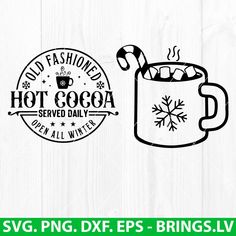 hot cocoa svg dxf eps png cut file for cricut