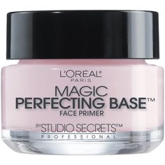 L'Oreal Paris Studio Secrets Professional Magic Perfecting Base Face Primer, Discover the secret to perfect skin texture. Magic Perfecting Base Primer instantly smoothies skin for a lasting look. The silky, lightweight formula glides onto skin and minimizes the look of pores and fine lines. The results a unified matte finish that's flawless. Can be worn alone or under foundation to create an even canvas. Suitable for all skin types. Dermatologist tested. Non-comedogenic. Size: 0.5 fl oz.  Color: Makeup Artist Tutorial, Too Faced Primer, Drugstore Primer, Retinol Moisturizer, Best Primer, Foundation Primer, Anti Aging Moisturizer, Face Primer, Makeup Primer