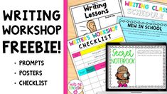 the writing workshop for students to use on their homeschool and classroom workbooks