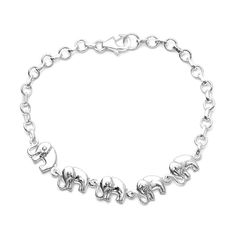 PRICES MAY VARY. ELEPHANT BRACELETS - The elegant animal design 925 sterling silver bracelets for women feature finely forged elephant motifs enhancing your style in seconds. This classic dainty elephant bracelet for women is truly a beautiful piece that deserves a spot in every jewelry collection. 925 STERLING SILVER - This silver chain bracelet for women is made from high-quality 925 sterling silver, this bracelet is built to last. 925 sterling silver bracelet for women is to tarnish and scrat 25 Birthday, Silver Elephant, Whimsical Jewelry, Local Products, Silver Link Bracelet, Silver Bracelets For Women, Elephant Bracelet, Silver Elephants, Blue Gift