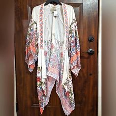 Nwt! Printed Beautiful Cardigan. Pair With Your Favorite Jeans/Leggings/Boots. 100% Rayon. Lightweight And Perfect For Any Season! Leggings Boots, Flying Tomato, Jeans Leggings, White Sweater, Jean Leggings, White Sweaters, Favorite Jeans, Sweaters & Cardigans, Red White