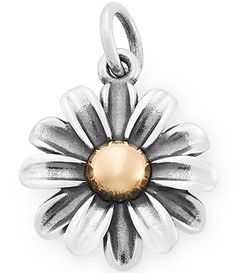 From James Avery&#x2C; this charm features:Sterling silver/bronze metalApprox. 0.56" diameterCrafted in America using the world's finest materials. James Avery Rings, James Avery Charms, Sunflower Ring, Daisy Charm, James Avery, Cute Charms, Dillard's, Christmas List, In America