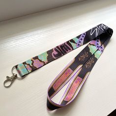 "This lanyard is perfect to show off your STAY pride! The design is inspired by the \"5 Star\" (Limited Ver) album art. You can clip this lanyard to your keys or perhaps your work/school ID. The lanyard is about 20 inches in length and about 1 inch wide. Material: Polyester/Nylon Printing: Dye Sublimation I do not do custom orders. Once the item is shipped, 1117 CLUB is not responsible for any lost or stolen packages.  REGARDING INTERNATIONAL ORDERS  International buyers should be willing to wai Cheap Multicolor Lanyards For School, Keychain Strap Lewie Vitwan, Id Lanyard Design, Id Lace Lanyard Design, Creative Lanyard Design, Kpop Lanyard, Desain Lanyard, Lanyard Design Ideas, Lanyard Aesthetic