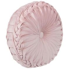 Dimensions: 16" H x 16" W x 4.81" D Shape: Circle Color: Blush Pink Content: 100% Polyester Quantity: 1 Care: Spot Clean Only Create an inviting space to relax in with this lovely Velvet Round Pillow. This plush pillow has a circular shape with a tufted center and a folded edge, all in a soft velvety material. Pair it with patterned pillows, warm blankets, and more for a cozy spot everyone will be eager to enjoy! Button Pillow, Deco Boheme Chic, Sofa Bed Bedroom, Novelty Pillows, Round Floor Pillow, Round Throw Pillows, Pumpkin Pillows, Throw Pillows Bed, Couch Cushions