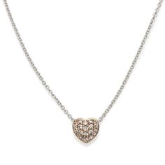 Braybrook & Britten, Aimee Diamond & 18ct Gold Necklet. Silver And Gold Jewellery, White Gold Chains, Rose Gold Heart, Pearl Necklaces, Silver Christmas, Valentines Gifts For Her, Christening Gifts