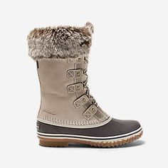 Women's Hunt Pac Deluxe Boot | Eddie Bauer Winter Insulated Moc Toe Boots, Winter Waterproof Boots With Leather Sole For Outdoor, Leather Winter Rain Boots, Winter Boots With Leather Sole For Outdoor Activities, Leather Winter Rain Boots With Round Toe, Winter Hiking Waterproof Boots With Leather Sole, Winter Outdoor Hiking Boots With Leather Sole, Winter Hiking Boots With Leather Sole For Outdoor, Leather Rain Boots With Rubber Sole For Winter