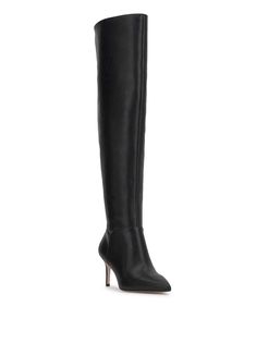 Product Description Knee High Stilleto Boot Product Details Heel Height: 2.8" Shaft Height: 21.7" Shaft Circumference: 16.3" Faux Leather Imported Elegant Synthetic Knee-high Boots For Fall, Elegant Synthetic Knee-high Boots For Formal Occasion, Elegant Formal Synthetic Knee-high Boots, Elegant Formal Knee-high Synthetic Boots, Knee High Stiletto Boots, Knee High, Heel Height, Black Leather, Faux Leather