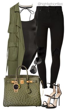 Untitled #2650 by highfashionfiles on Polyvore featuring polyvore fashion style Zara (+) PEOPLE Norma Kamali Giuseppe Zanotti HermÃ¨s Rolex Charlotte Russe Phyllis + Rosie Yves Saint Laurent clothing Dope Fashion, Looks Style, Mode Style, Classy Outfits